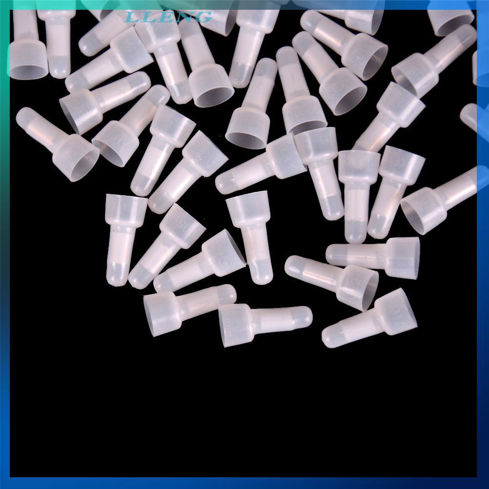 LLENG 100pcs Closed End Crimp Caps Electrical Wire Terminals Connector Cap AWG 16-14