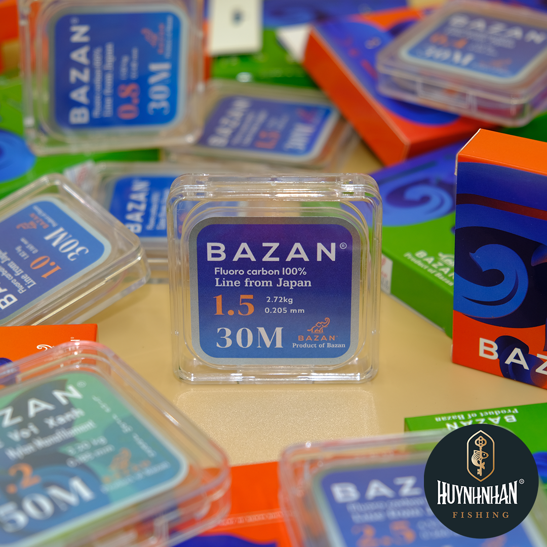 Dây thẻo Bazan Fluorocarbon nhiều size x 30m