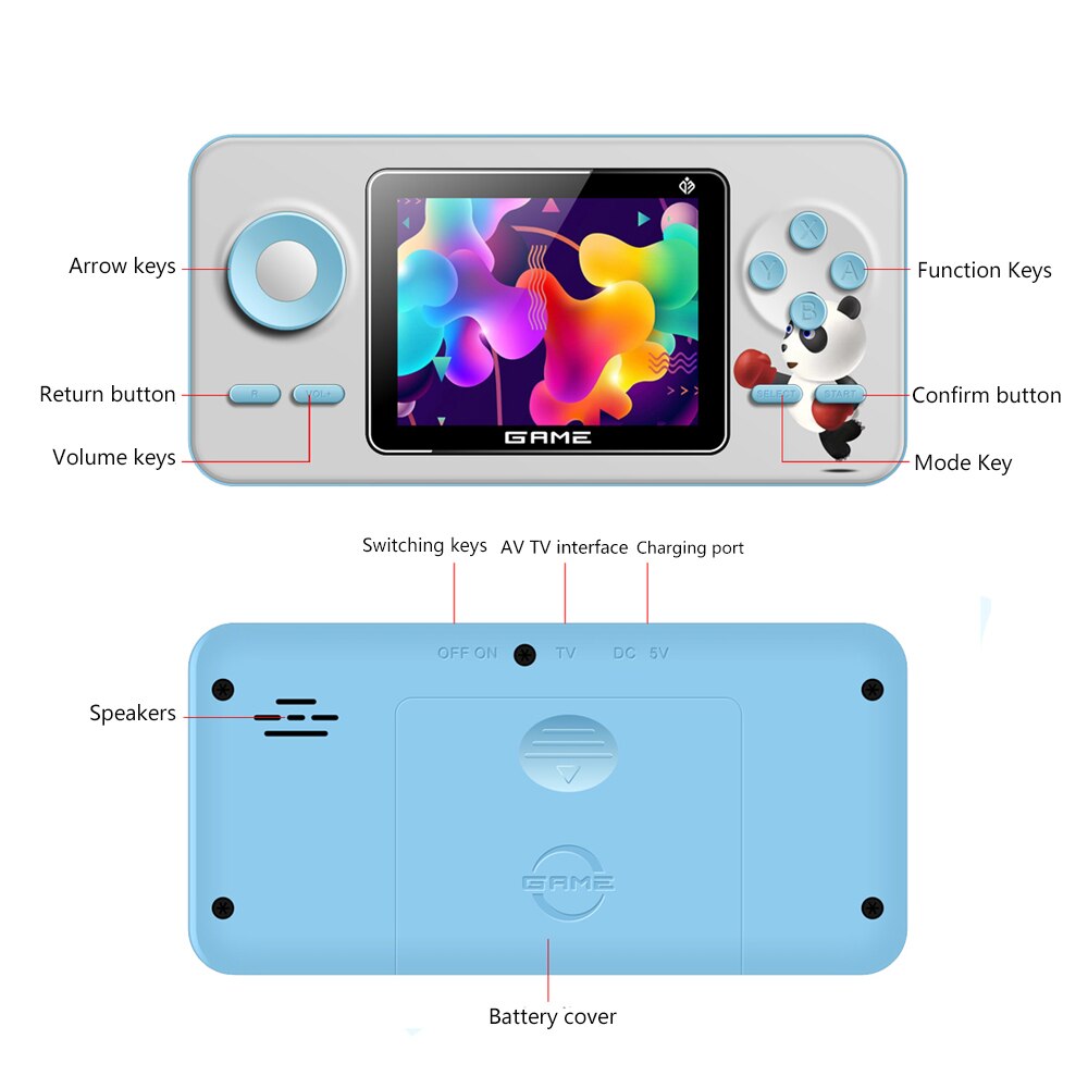 【Hàng tồn kho đã sẵn sàng】♥Miễn phí vận chuyển + COD♥S5 trò chơi video game di động Giao Diện Điều Khiển người chơi trò chơi cầm tay Mini Retro Giao Diện Điều Khiển Với 520 trò chơi cổ điển Máy Nghe Nhạc Cho Kid Quà Tặng