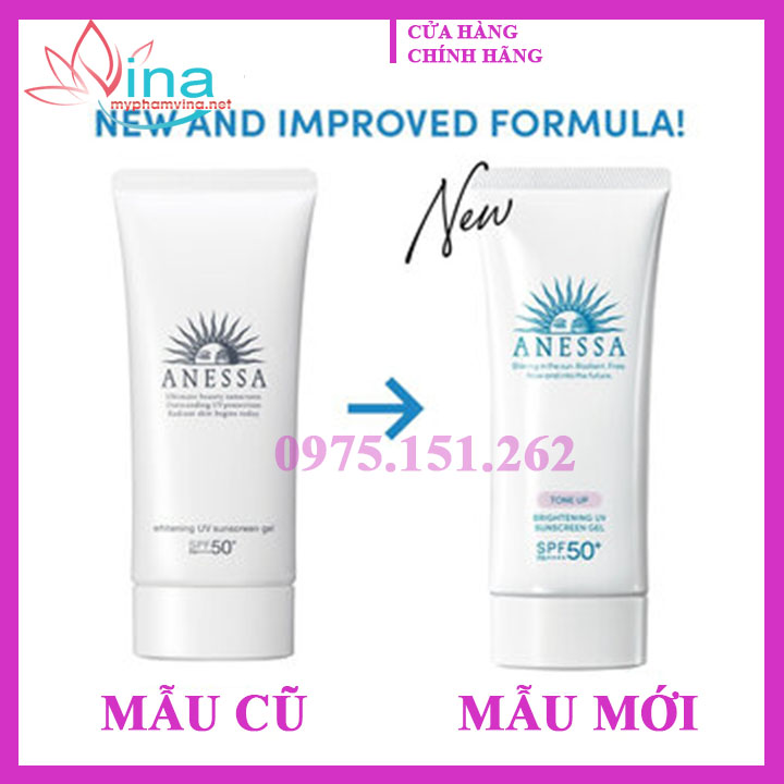 HCMKem Chống Nắng Anessa Shiseido Whitening UV Sunscreen Gel SPF50+ PA++++