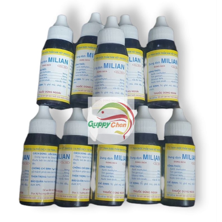 Dung Dịch Milian , Nước Xanh Sát Khuẩn Hồ Cá