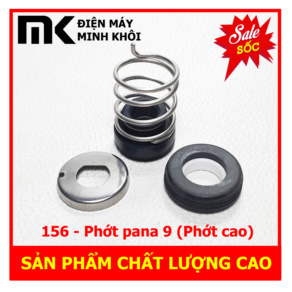 Phớt pana 9 (Phớt cao 156 - 9) cho máy bơm nước