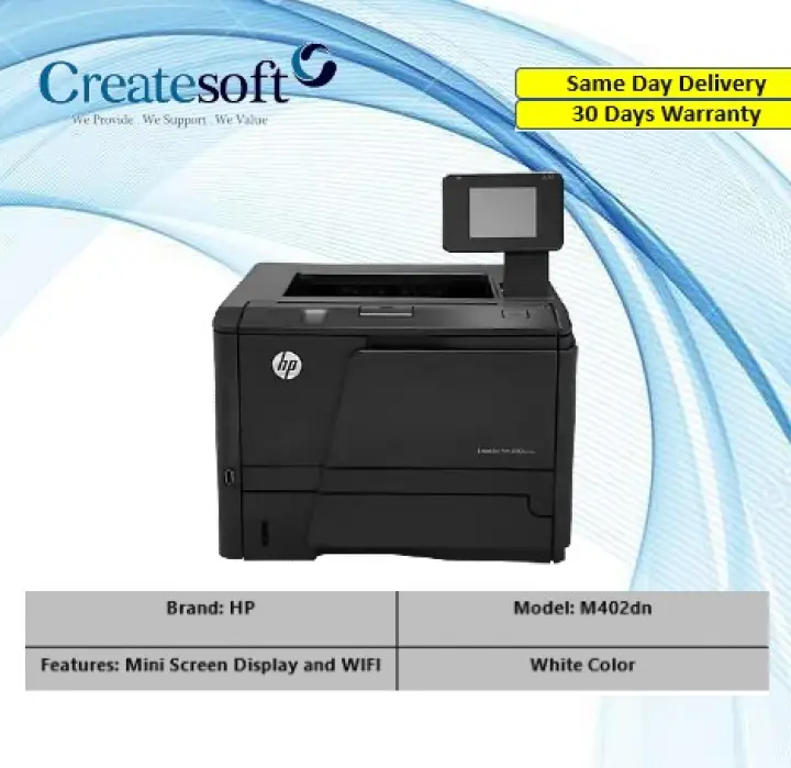 Free Delivery Hp Printer M401dn M 402dn Lazada Singapore