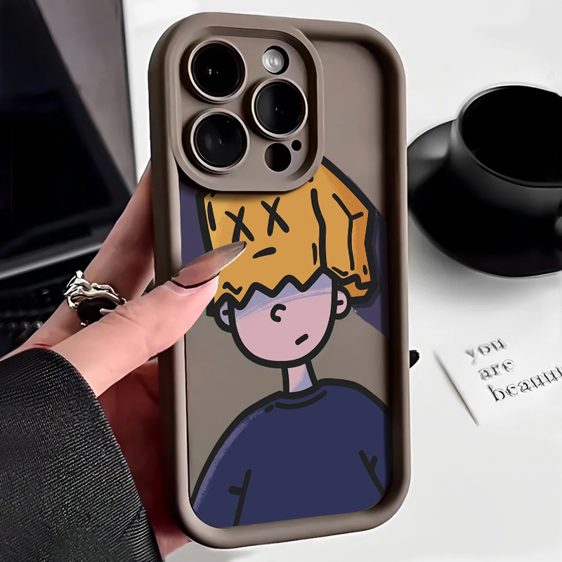 Yiwesan Ốp cho Xiaomi Redmi Note 9 Note 9S Note 9 Pro 10x POCO M2 Pro Ốp lưng hoạt hình sáng tạo họa tiết con gái bé trai thiết kế mới Ốp điện thoại chống sốc Silicone vỏ mềm bao gồm tất cả bảo vệ ống kính máy ảnh