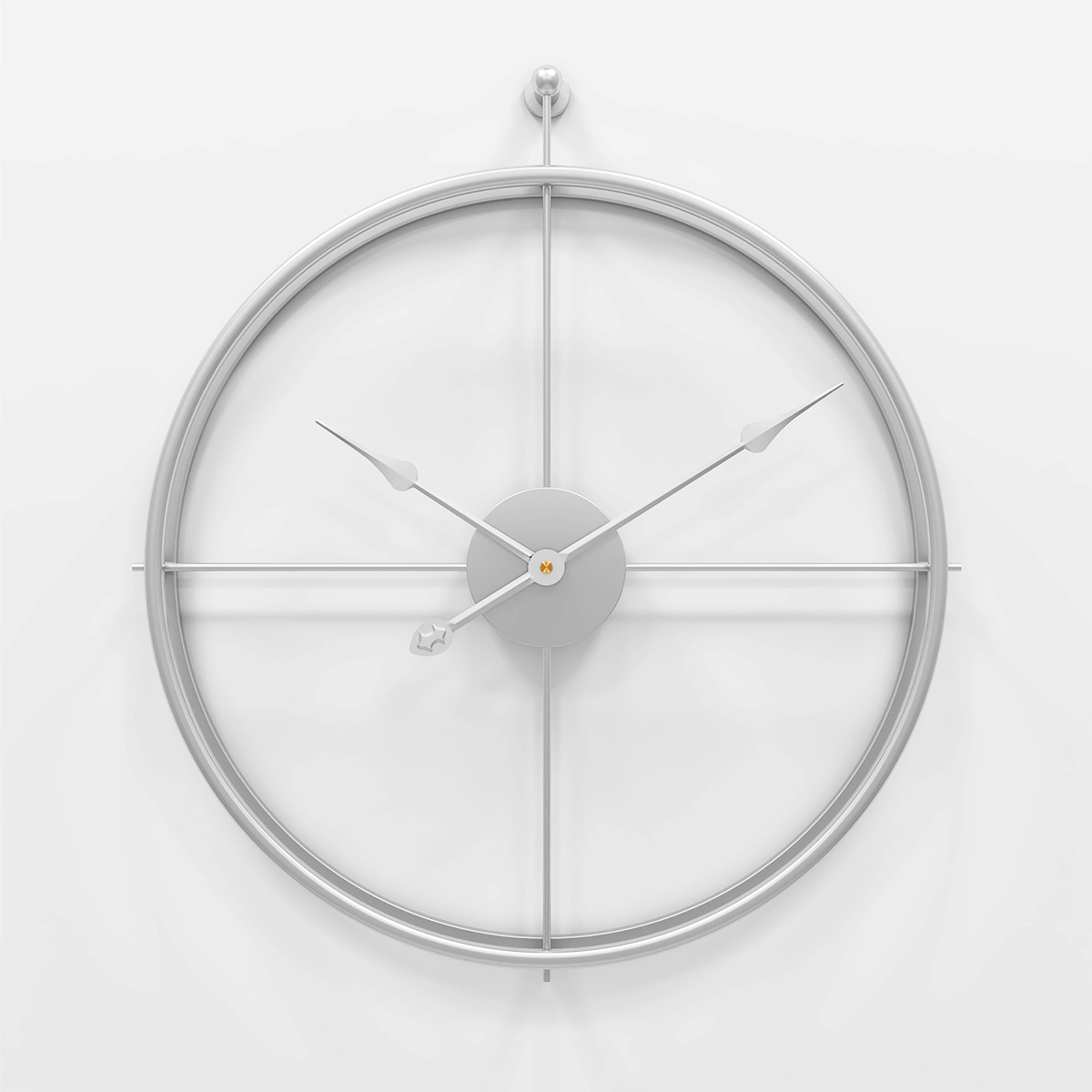 Minimalist Nordic Series Wall Clock Iron Art Hot Sale Home Living Room Clock Simple Retro Creative Wall Decoration
