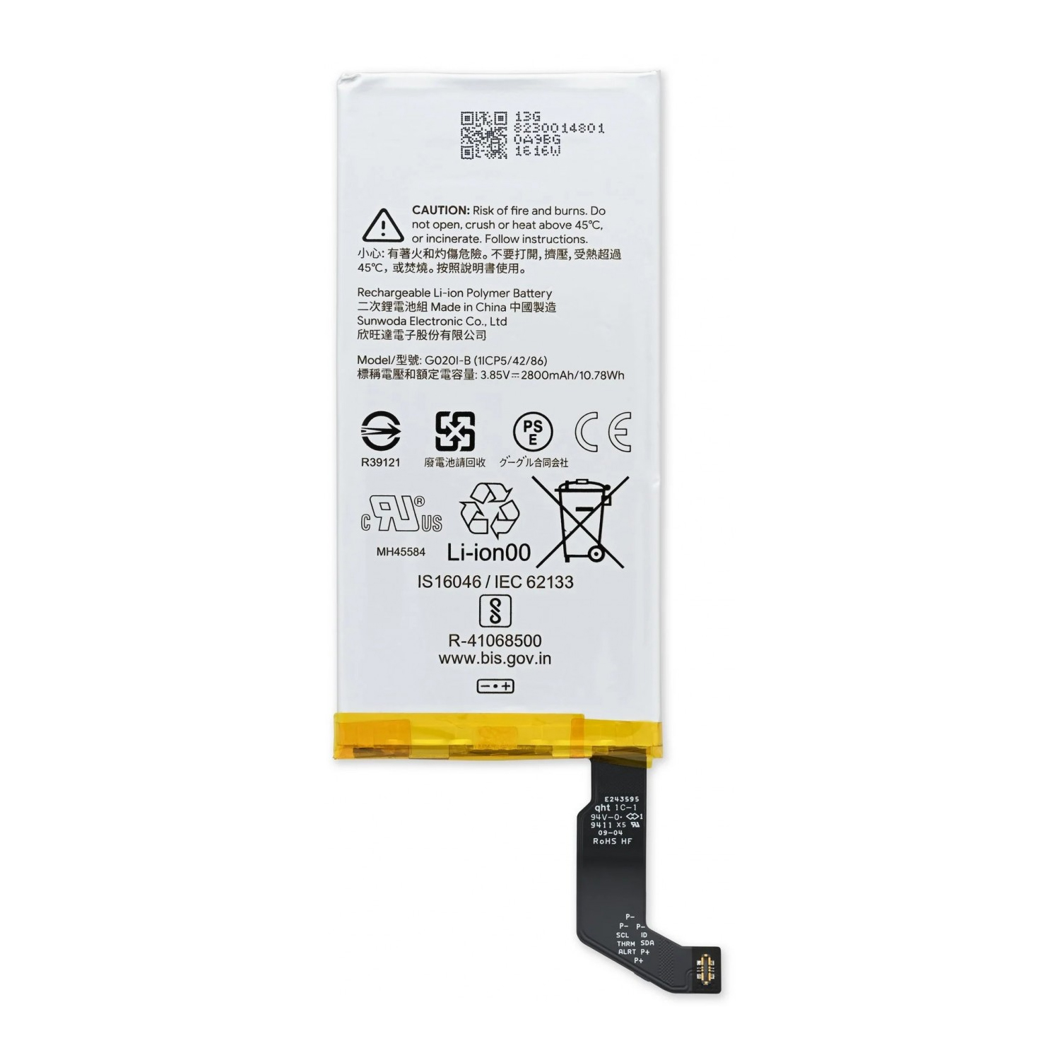 Google Pixel 4 Battery G020I-B Replacement Premium Quality 3700mah Battery For Google Pixel 4. 
