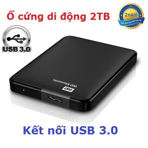 Ổ cứng di động 500GB/1TB WD Elements USB 3.0