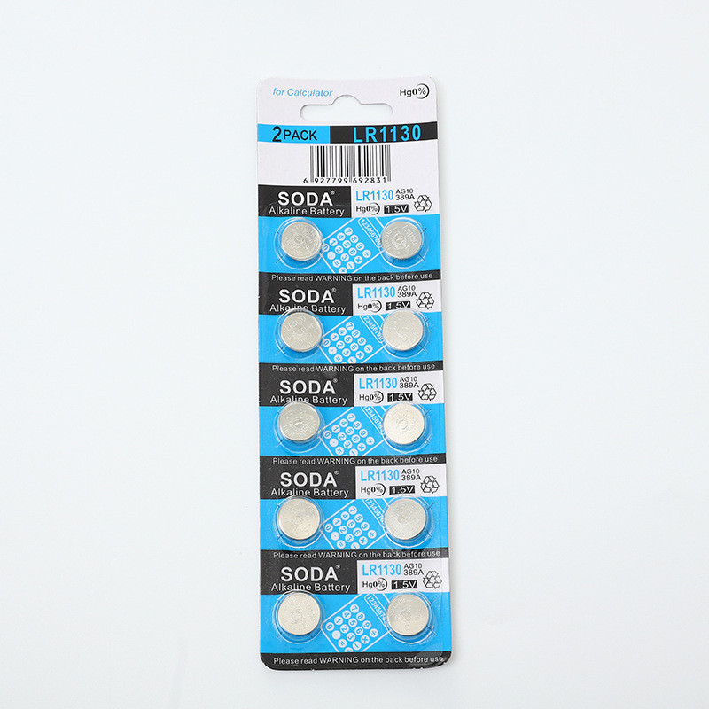 [HCM] Vỉ Pin Cúc Áo Vỉ 10 Viên (AG13 LR44) (AG10 LR1130)-Joyee