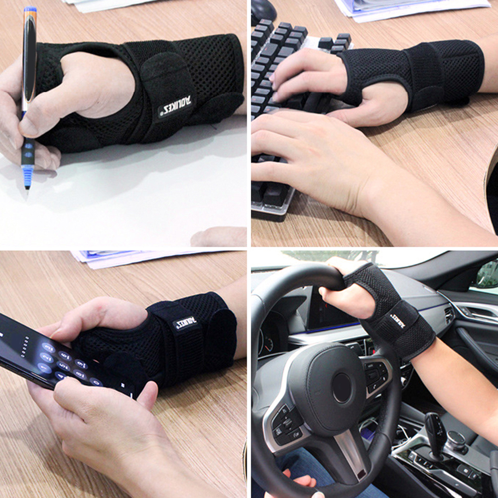 Wrist Splint Wrist Brace Carpal Tunnel Protector Wrist Support Hand Brace Palm Wrap Wrist Injury Fracture Fixed Wrist. 