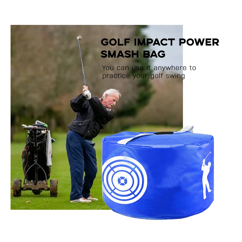 Golf Impact Power Smash Bag Hitting Bag Swing Training Aids Impact Swing Trainer Golf Swing Training Bag