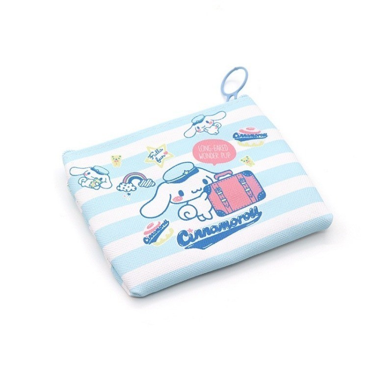 Sanrio Purse Cute Girl Wallet & Pencil Box Kawaii Creative Lady Zipper Cinnamoroll Kuromi Melody Wallets Kids Children Coin Pouch Purses & Pencil Case. 