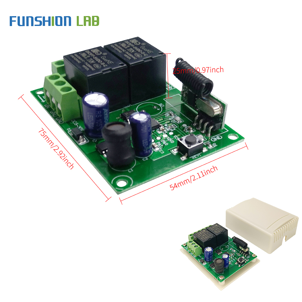Funshion%20433mhz%20Rf%20Relay%20Wireless%20Remote%20Control%20Switch%20Dc%206v%2012v%2024v%2030v%202ch%20Module%20For%20Garage%20Gate%20Door%20Key%20-%20Image%203