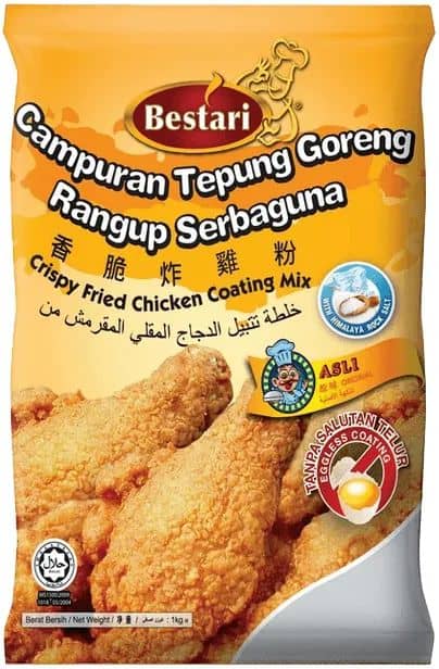 BESTARI CRISPY FRIED CHICKEN COATING MIX香脆炸鸡粉1KG | Lazada