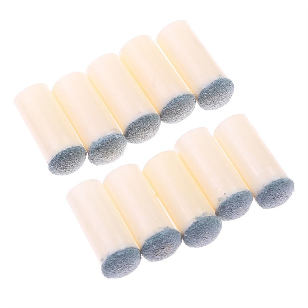 SEJIE 10PCS For Billiard Pole Professional Billiards Head Cover Protective Base Billiards Big Head Cue Stick Ferrules Billiard Rod Sleeve Snooker Supplies Snooker Billard Soft Kit Billiard Cue Head Billiard Replacement Billard Cue Pool Tips