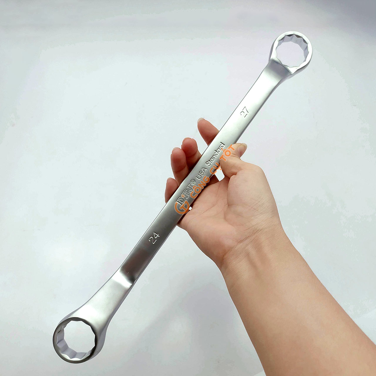 Cờ lê 2 đầu vòng DFJ size tùy chọn
