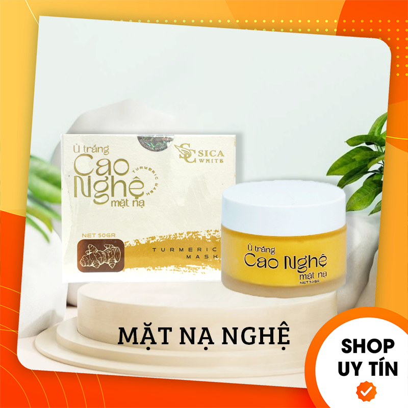 Cao nghệ sica white mặt nạ ủ trắng da
