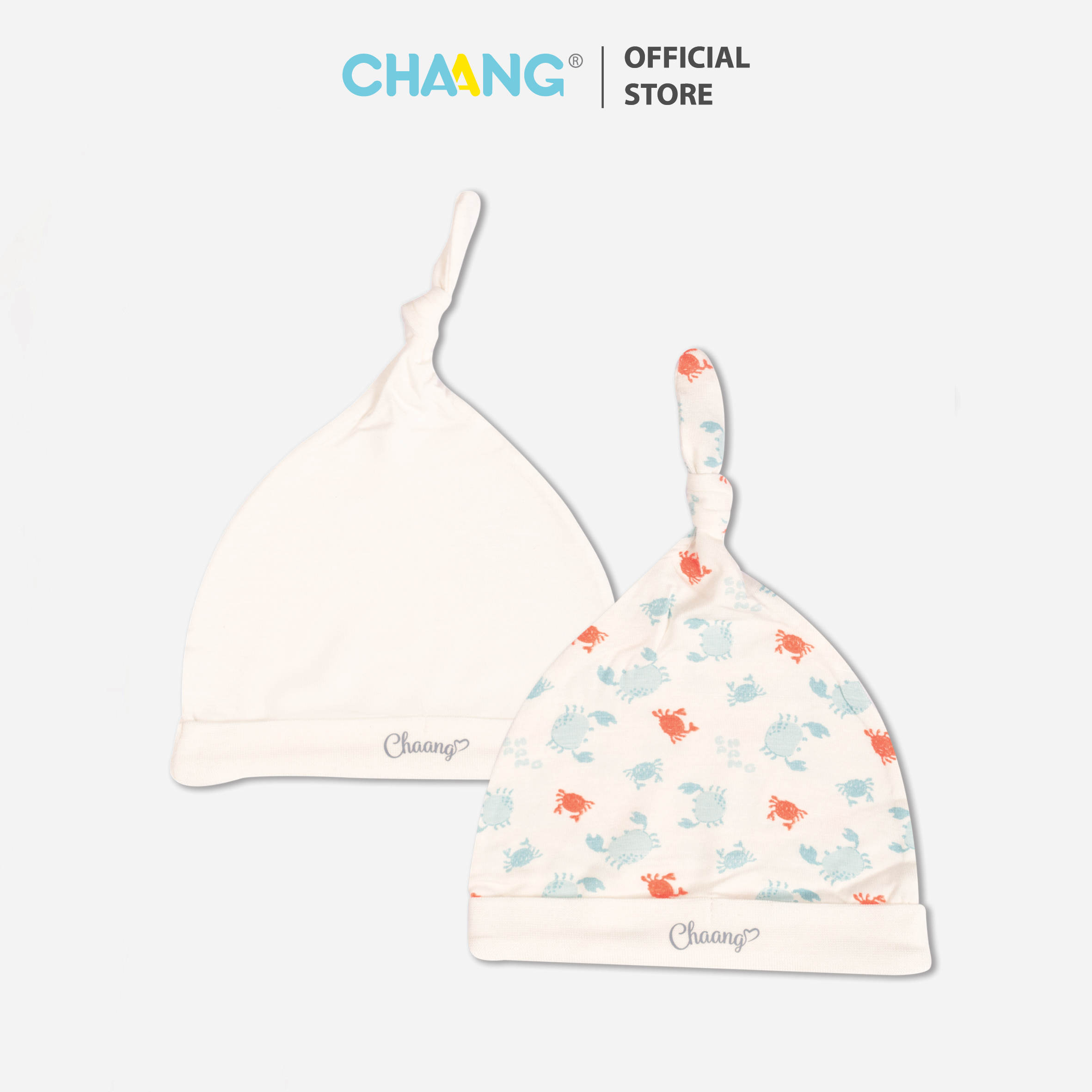 [CHAANG]Set 2 chiếc mũ thóp Sea cho bé Chaang