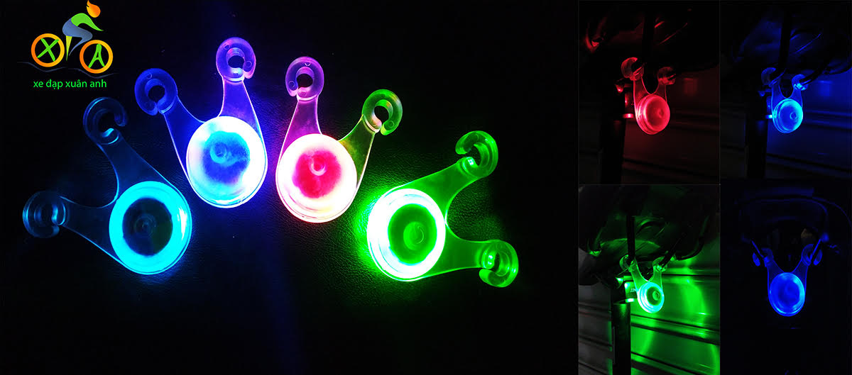 [Xe Đạp Xuân Anh] Đèn LED 3 chế độ gắn yên xe đạp chống nước
