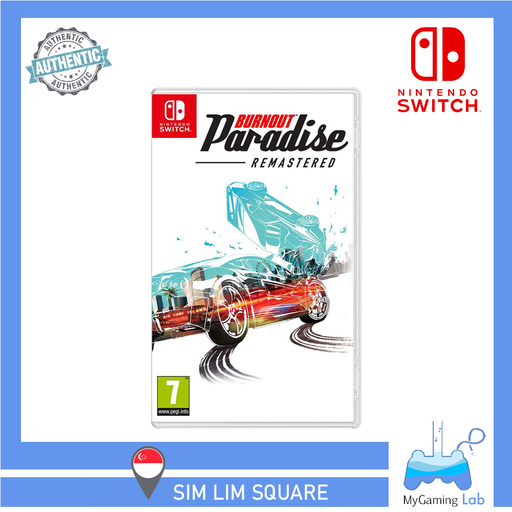 SG] Nintendo Switch Games Burnout Paradise Remastered Lazada