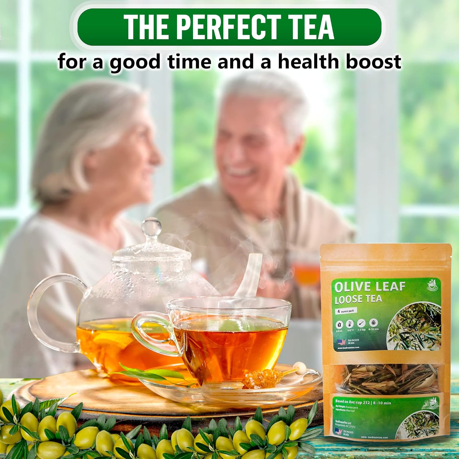 Olive Leaf Tea Loose Leaf – 4 oz Olive Tea – Olive Tea Leaf – Olive ...