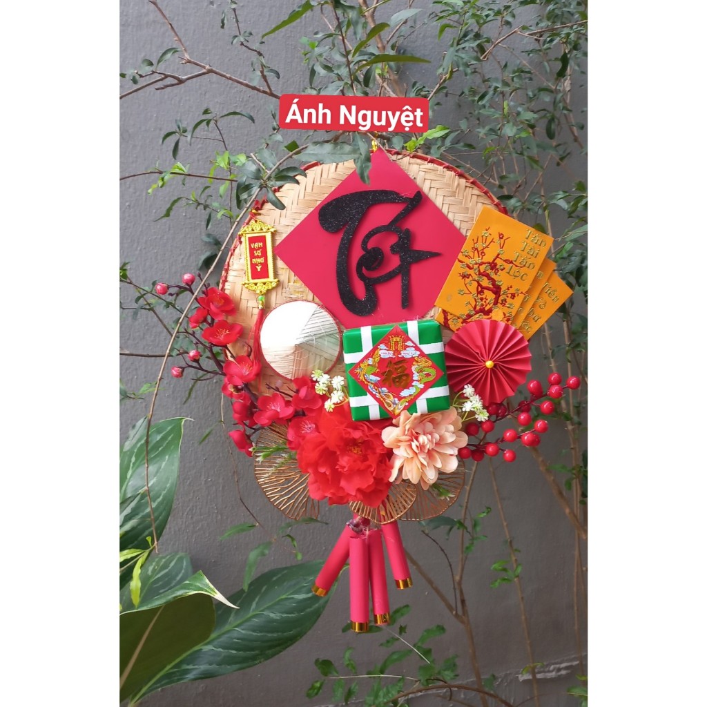 Mẹt tết, mẹt trang trí handmade, mẹt trang trí