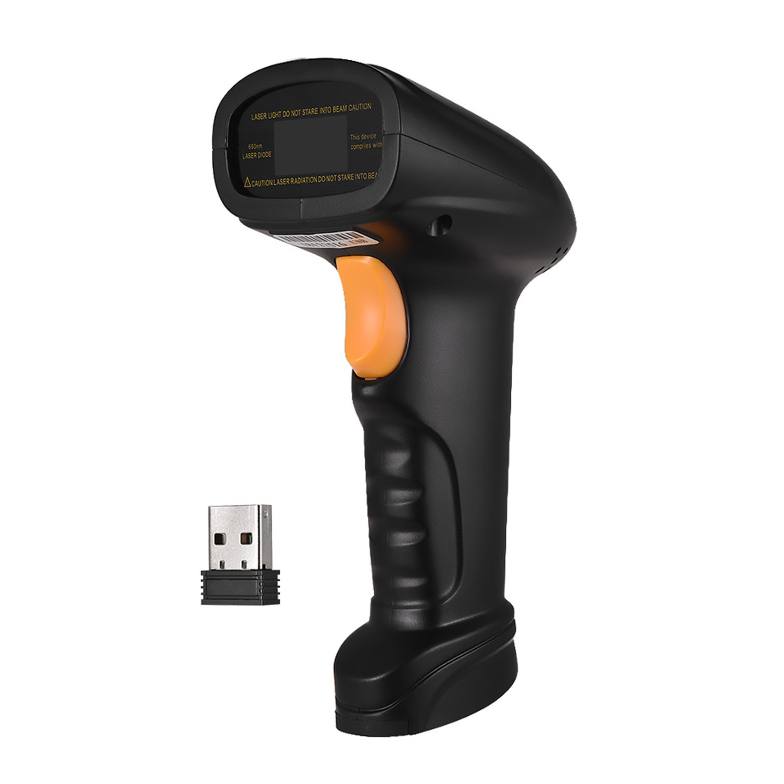 Aibecy 2-in-1 2.4G Wireless Barcode Scanner & USB Wired Barcode Scanner Handheld 1D Bar Code Scanner Reader Storage up to 120000 Bar Code with Rechargeable Battery Mini USB Receiver USB Cable for Computer Laptop