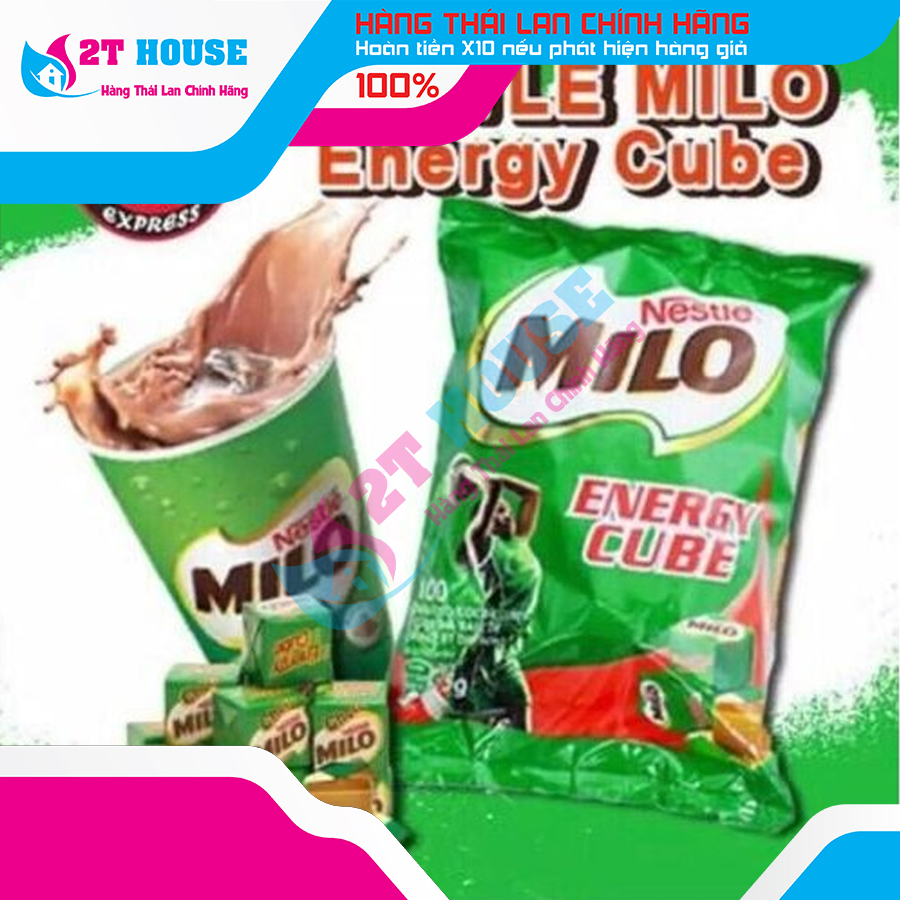 Kẹo Milo Energy Cube Thái lan Bịch 275g 100 Viên thumbnail