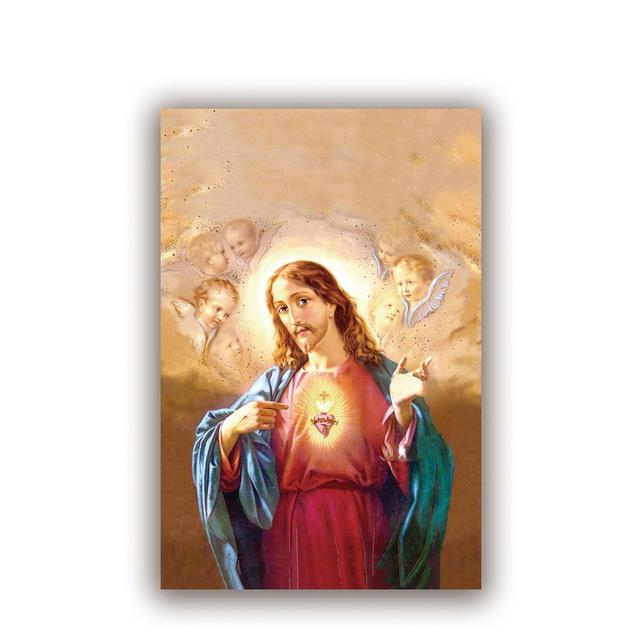 Home Decor Jesus Christ Painting Sacred Heart