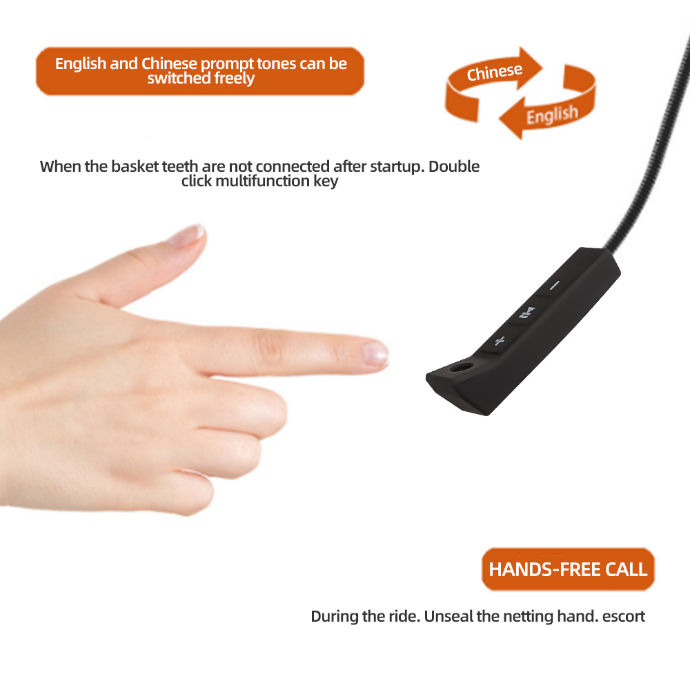 Aitemay Bluetooth Helmet Motorcycle Headset BT5.3 Wireless Riding Headphone Anti-interference Motor Bike Handsfree Skiing Earphone
