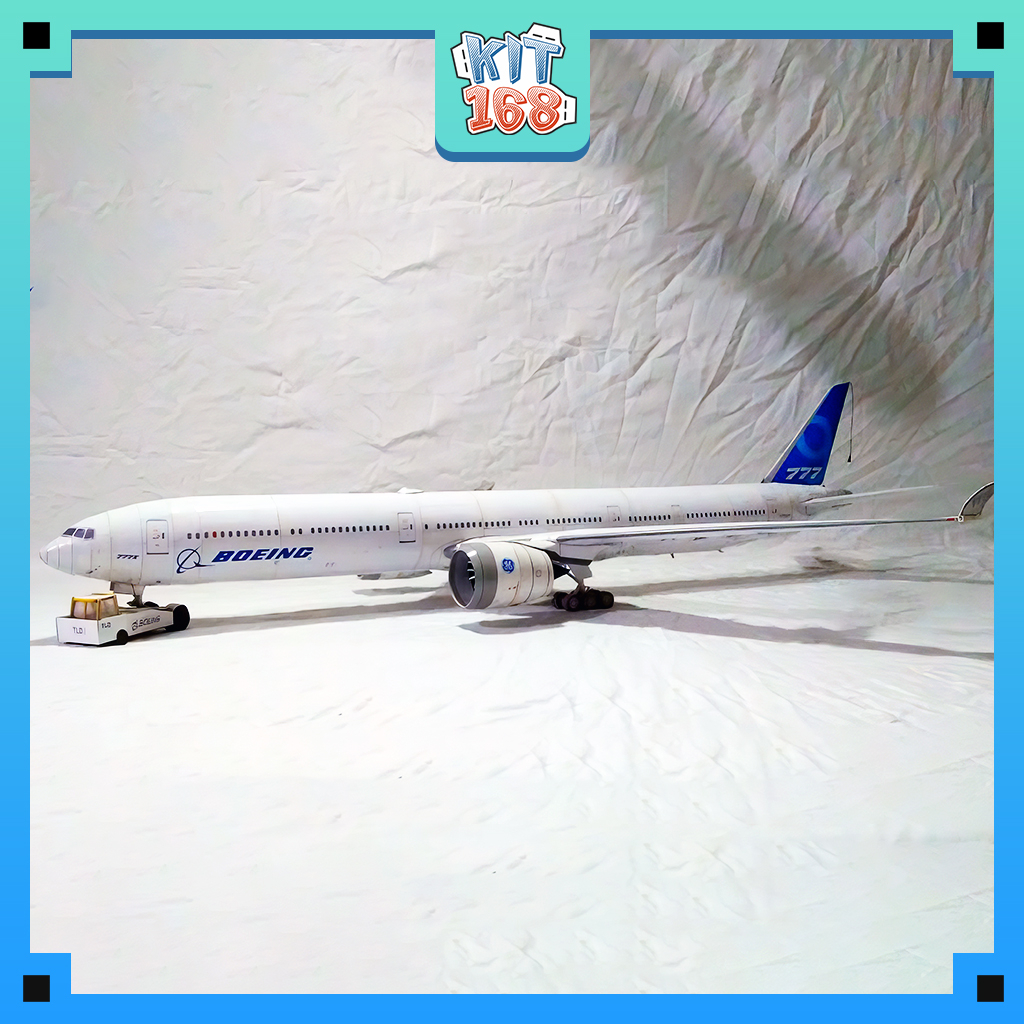 Mô hình giấy máy bay boeing 777-9x