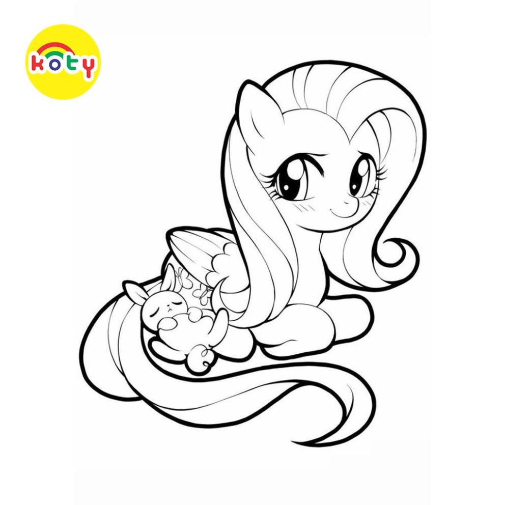 Tô Màu Pony Bé Nhỏ - Trang 3 trên 3 - Tranh Tô Màu Cho Bé