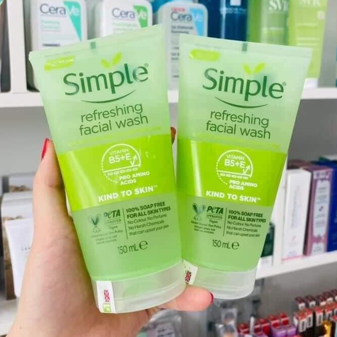 [Chính Hãng] Sữa Rửa Mặt Simple 150ml