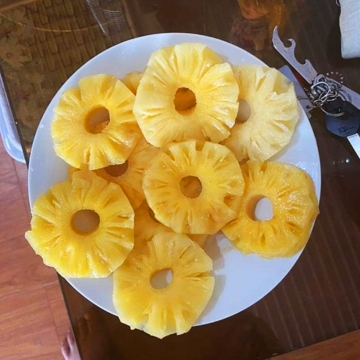 Thơm (dứa) ngâm nước đường Sozen lon 565g