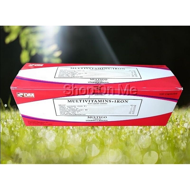 MULTIVITAMINS MINERALS ☁HANIZYN MULTIVITAMINS + IRON 100 CAPSULES