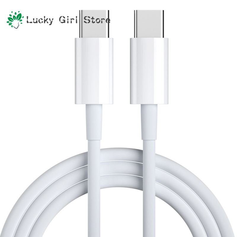 Usb c to usb c cable type c cable 60w power delivery fast charger cable for laptop phone type c devices 1m/2m