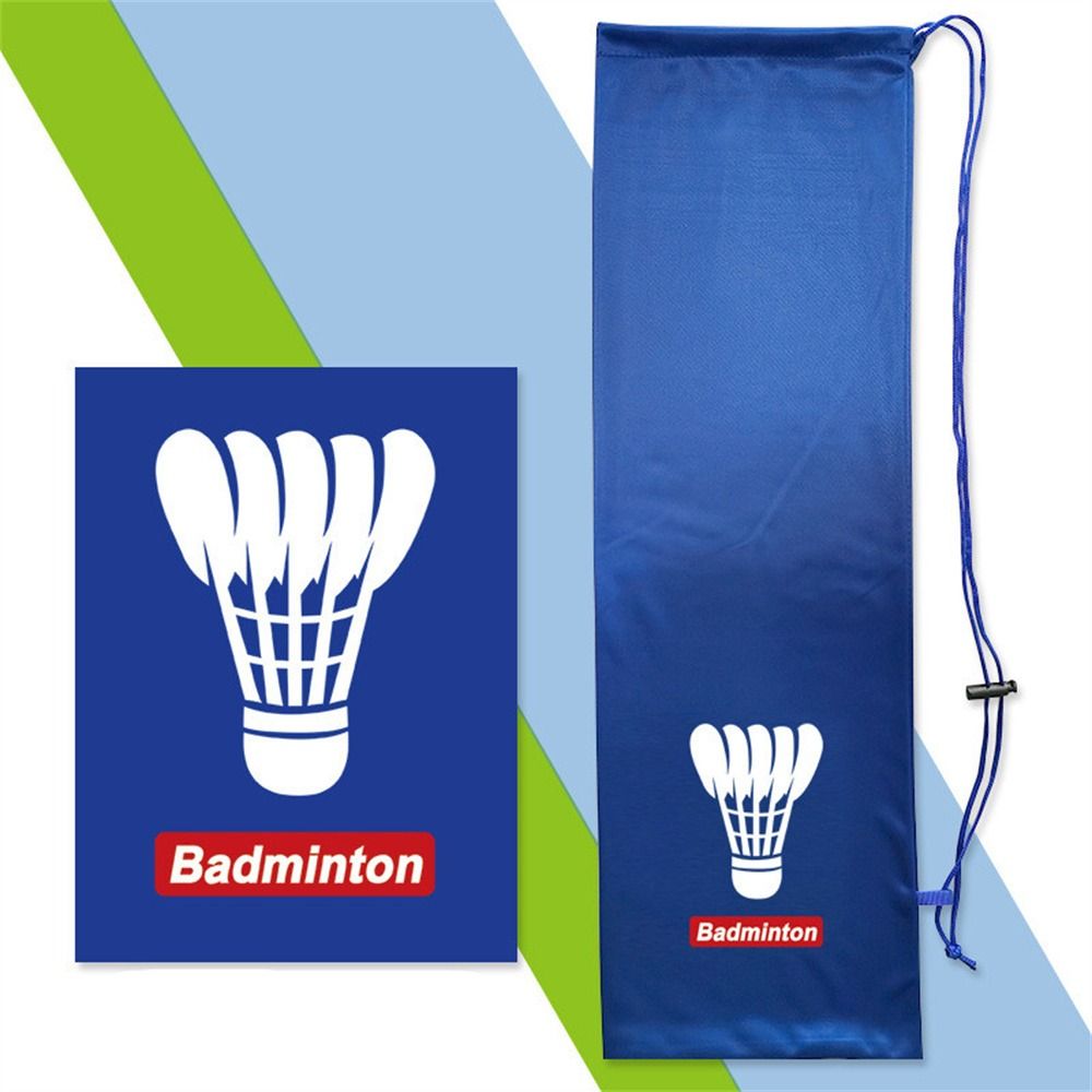 DEN0854 Vỏ vải flanen Túi đựng vợt cầu lông Túi dây rút Sức chứa lớn Hộp đựng cầu lông Phụ kiện cầu lông 2 vợt Túi đựng vợt tennis Túi đựng vợt