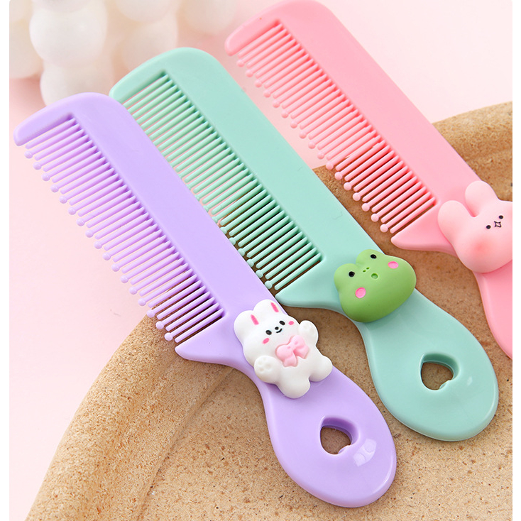 Lược chải tóc mini đính charm thú cưng dễ thương Bag U LUOCCHARM06