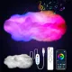 3D Cloud Lighting Light Led Lamp Multicolor Bedroom Clouds Lights Thunder Clouds Room DIY Music Sync Smart APP Control USB. 