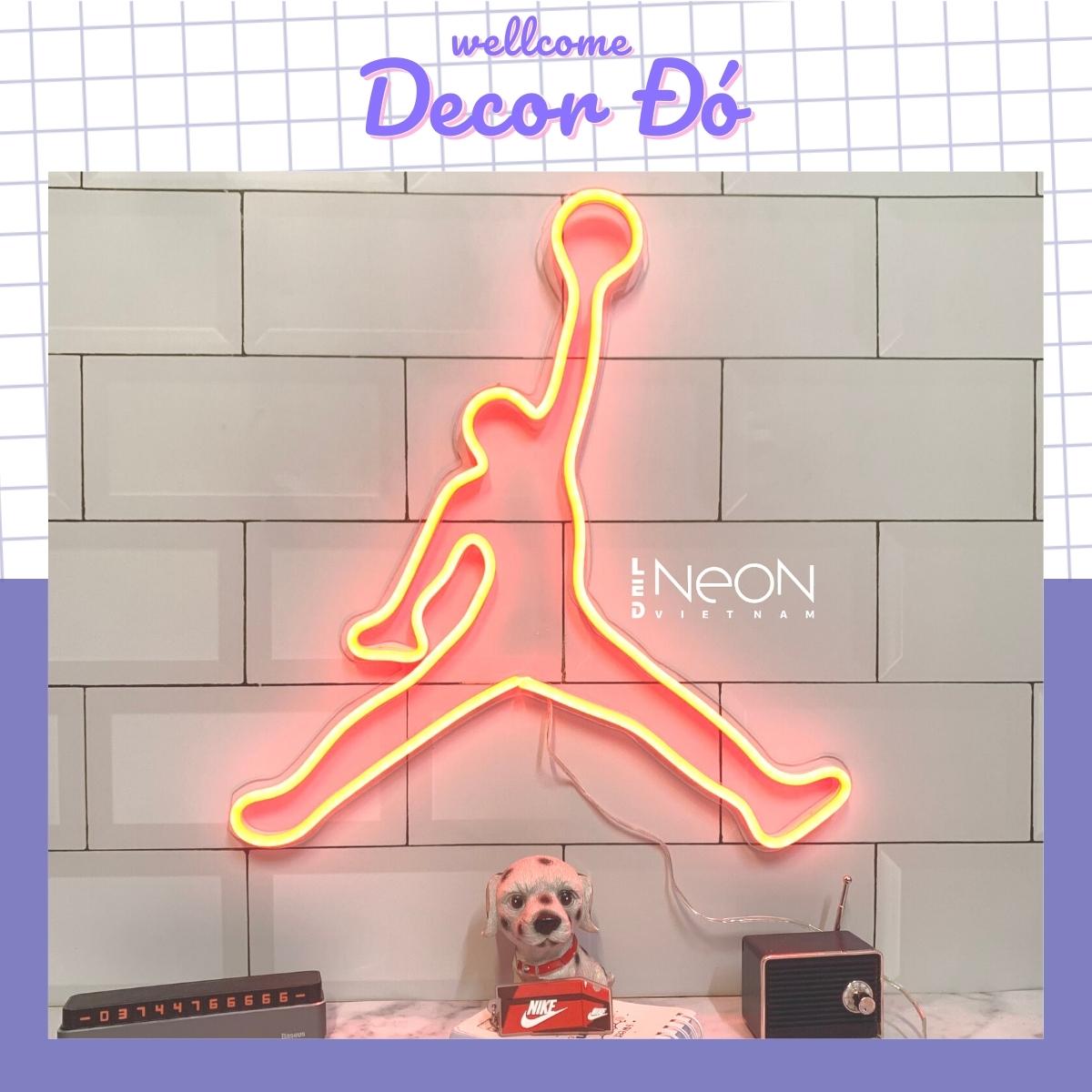 LED neon basketball Jordan decoration