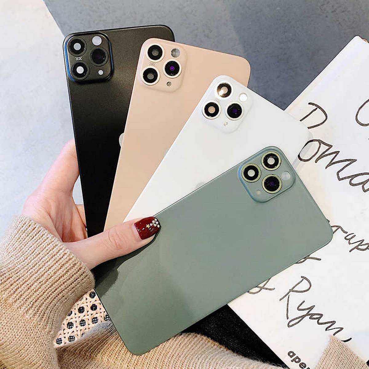 iPhone X, XS, XS MAX to 11 PRO, 11 PRO MAX Converter Sheet and Back Protection.. 