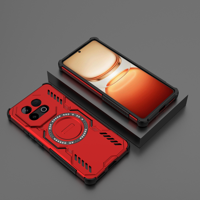 Vivo IQOO Z10 Turbo Magnetic Phone Case, Strong Magnetic Heat Dissipation Phone Case Cover for Vivo IQOO Z10 Turbo.