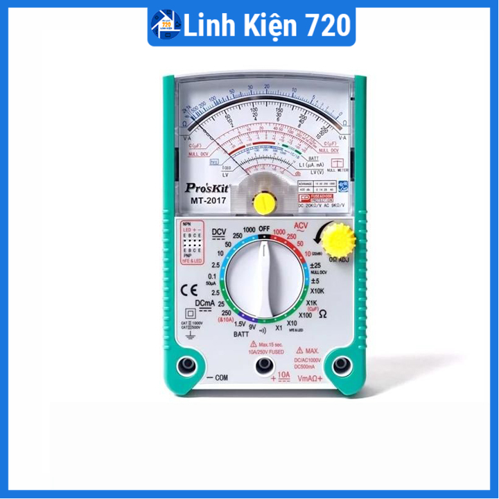 Đồng hồ đo vạn năng Proskit MT-2017 đo điện đa năng