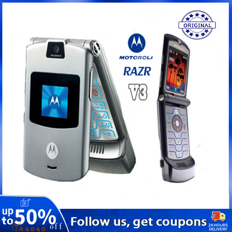 Motoro1a Razr V3 flip phone Keyboard phone International flip phone