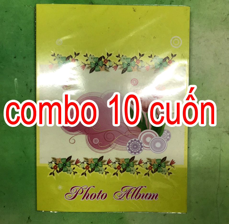 Combo 10 cuốn album 9x12cm . 1 cuốn giữ được 80 ảnh