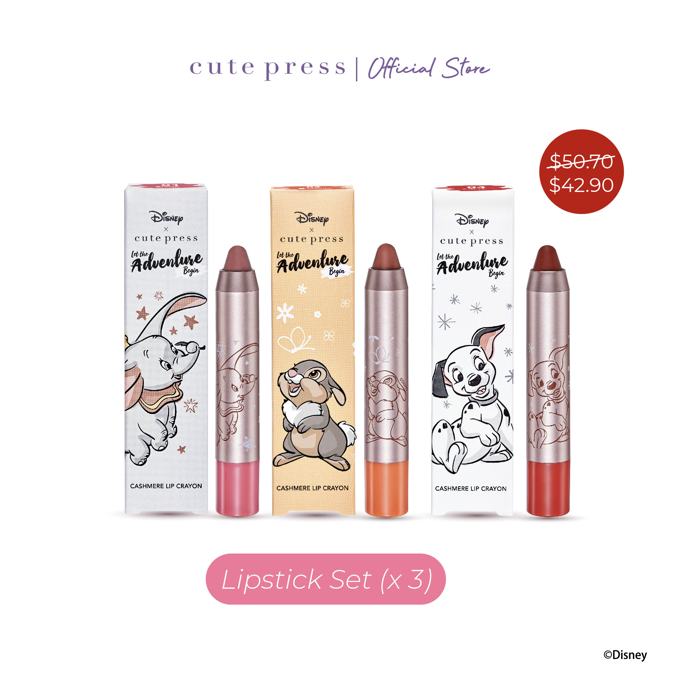 lipstick crayon set