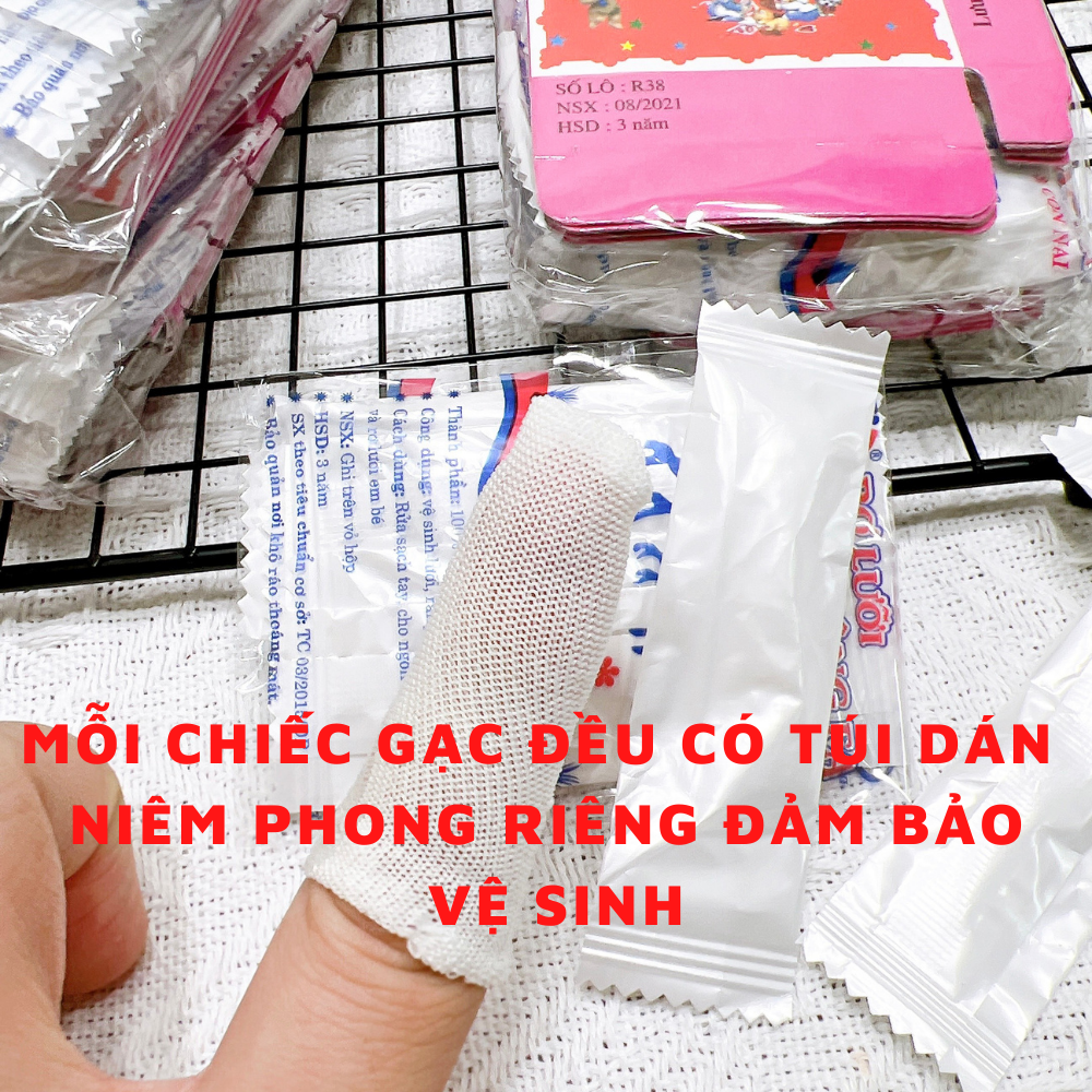 Rơ lưỡi gạc tưa lưỡi Đông Pha (Gói 10 hộp 50 chiếc)