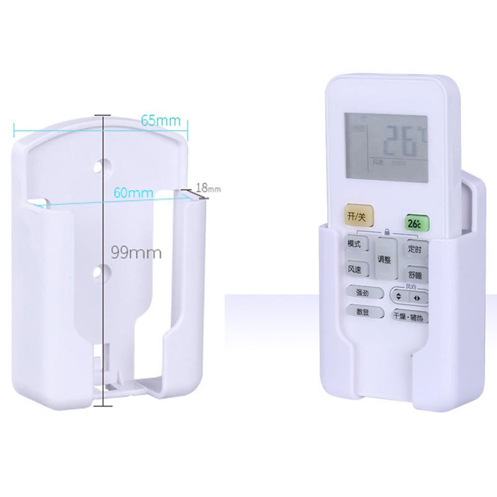 Stylish Universal Air Conditioner Remote Control Holder Wall Mounted Box