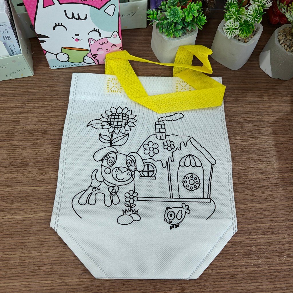 TÚI VẢI TÔ MÀU CHO BÉ (GIAO MẪU NGẪU NHIÊN)