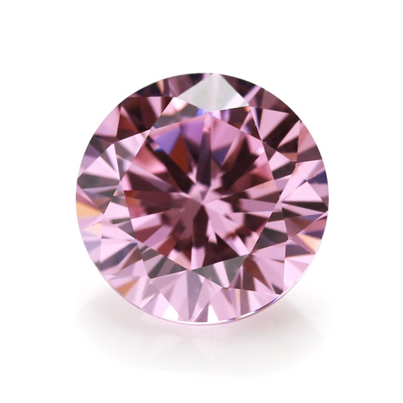 1 5mm 6mm 8mm aaaaa round orange , black , olive , purple, pink ,yellow , white , garnet color cubic zirconia stone loose