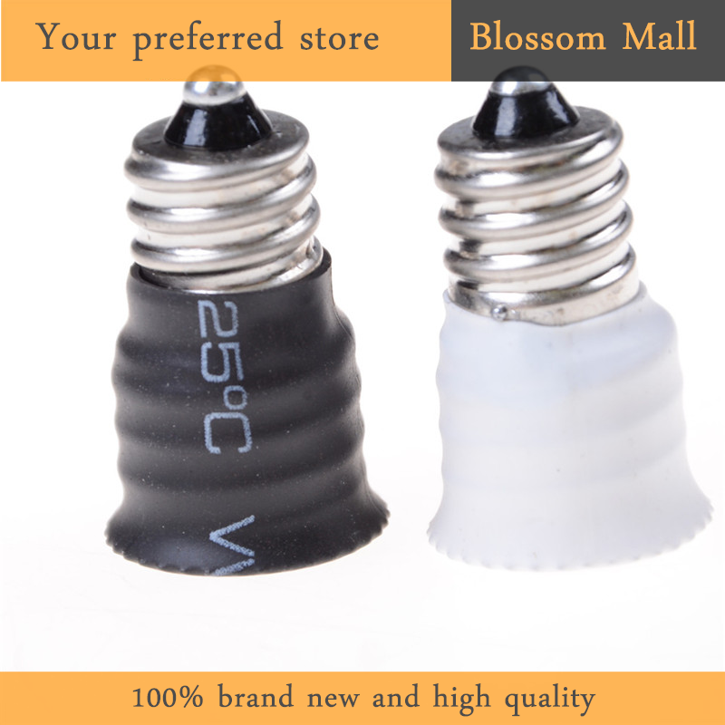 [Blossom] E12 To E14 LED Lamp Bulbs Holder Adapter Converter Candelabra Base Socket